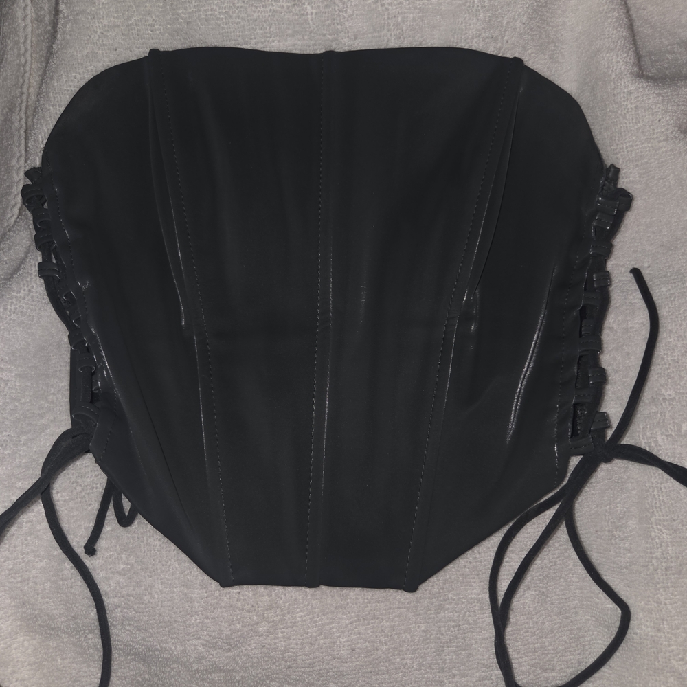 Elegant Black Corset Top